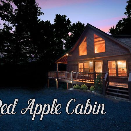 Red Apple Mountaintop Cabin Hot Tub, Wifi, Pet Friendly, Fireplace, Pit, Best Views Villa Cherry Log Esterno foto