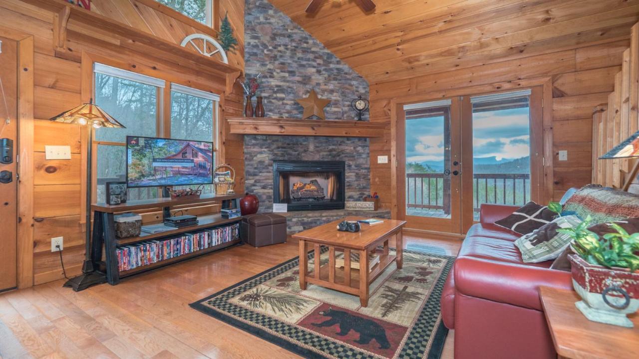 Red Apple Mountaintop Cabin Hot Tub, Wifi, Pet Friendly, Fireplace, Pit, Best Views Villa Cherry Log Esterno foto