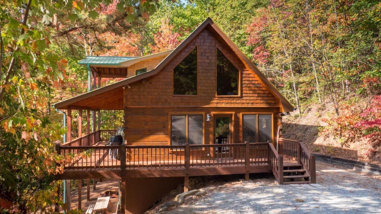 Red Apple Mountaintop Cabin Hot Tub, Wifi, Pet Friendly, Fireplace, Pit, Best Views Villa Cherry Log Esterno foto