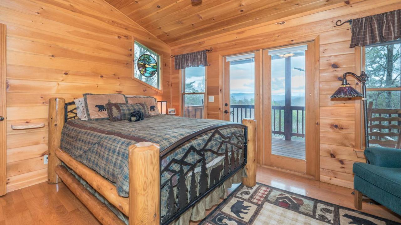 Red Apple Mountaintop Cabin Hot Tub, Wifi, Pet Friendly, Fireplace, Pit, Best Views Villa Cherry Log Esterno foto